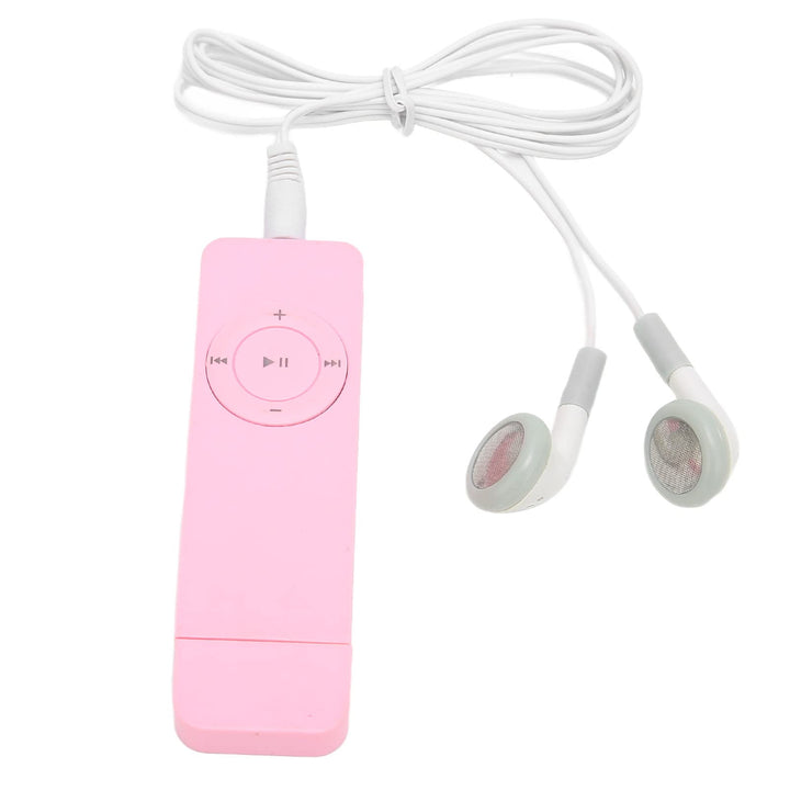 ASHATA MP3-Player, USB-MP3-Player, Schüler-MP3-Player, Walkman, Verlustfreier Sound, Plug-in-Speiche