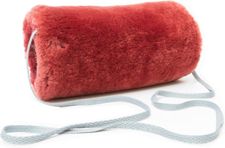 Reissner Lammfelle Engel Muff Lammfell Rot, Rot