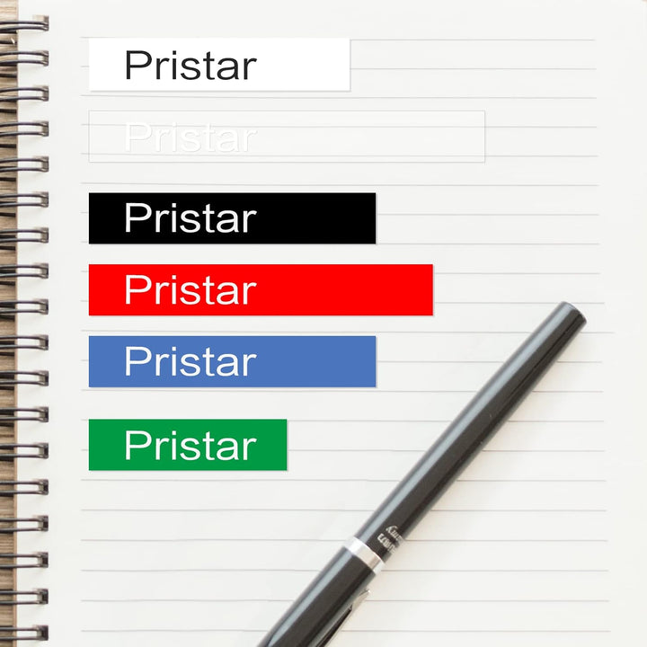 Pristar 6x Kompatible Tz 0.47 Schriftband für Brother TZe-231 TZe-135 TZe-335 TZe-435 TZe-535 TZe-73