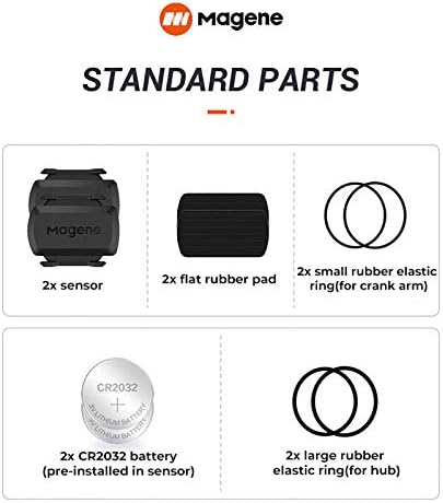 Magene S3 + Geschwindigkeitssensor und Trittfrequenzsensor, ANT+ und Buletooth 4.0 Drahtloser Fahrra