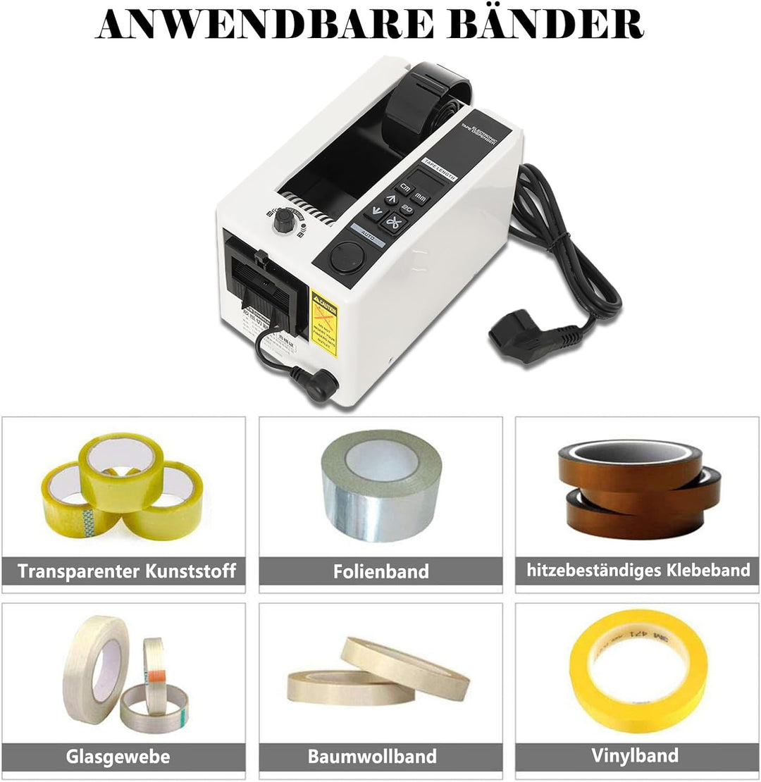 Automatischer Klebebandspender Klebebandabroller, Elektrischer Klebebandschneidemaschine Klebebandsc