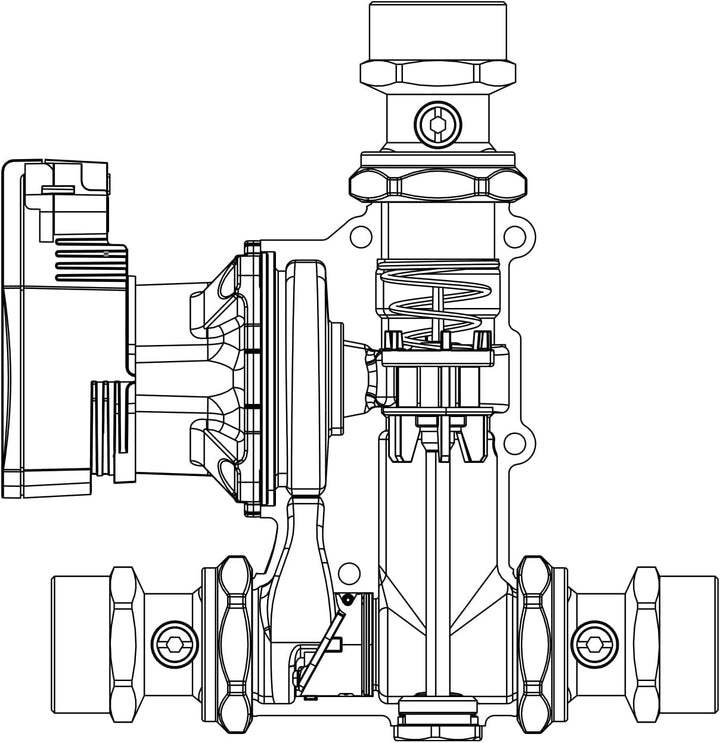 ESBE 55006100 LTC 361 60°C Rücklaufanhebungsgruppe inkl. Hocheffizienzpumpe 6 m