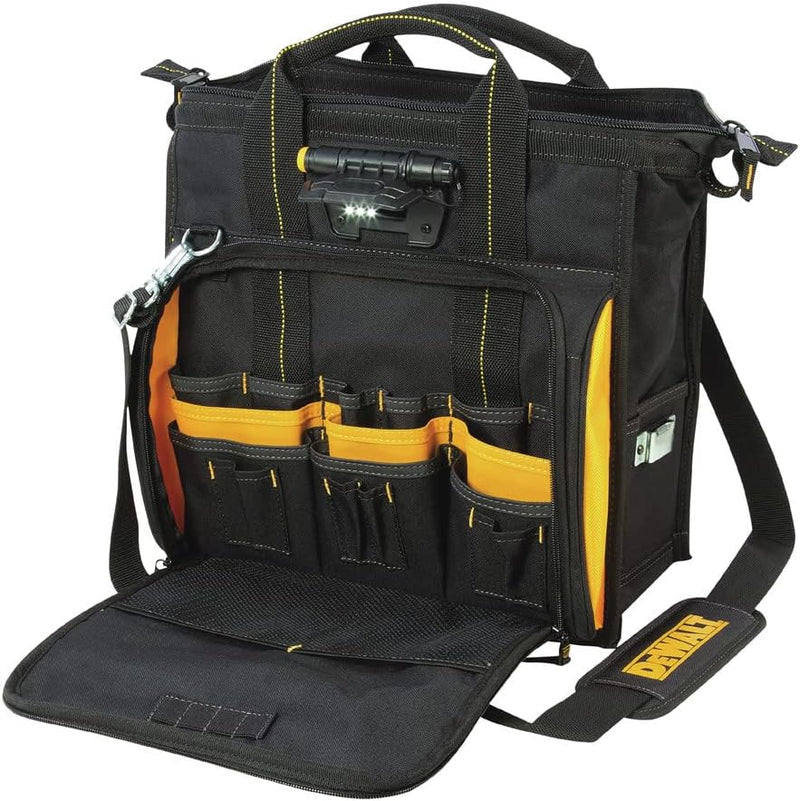 Dewalt DGL573 Werkzeugtasche, beleuchtet, 41 Fächer