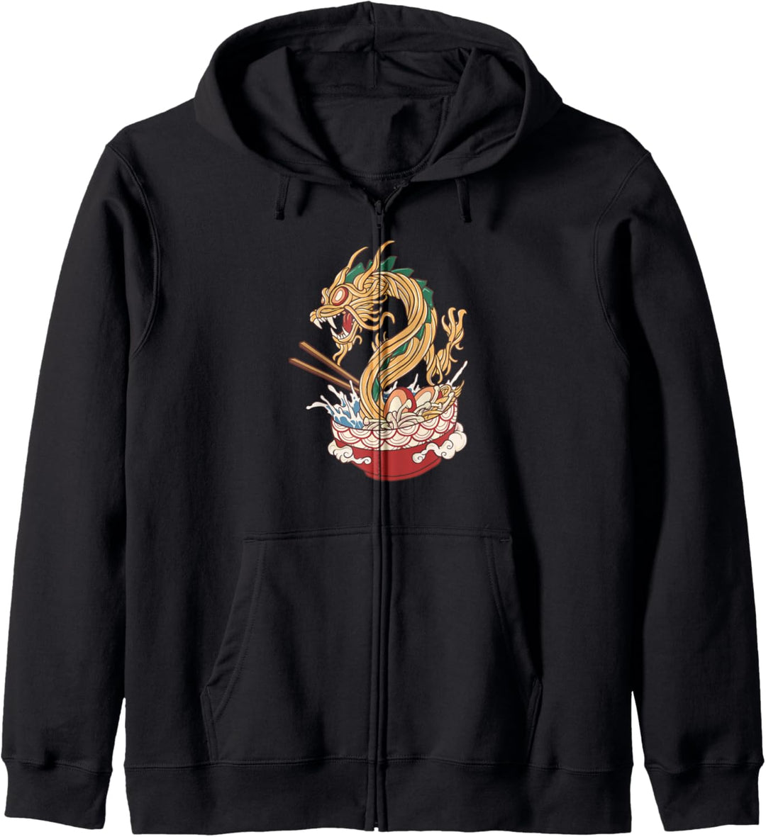 Anime Ramen Japanisches Essen Drache Kapuzenjacke