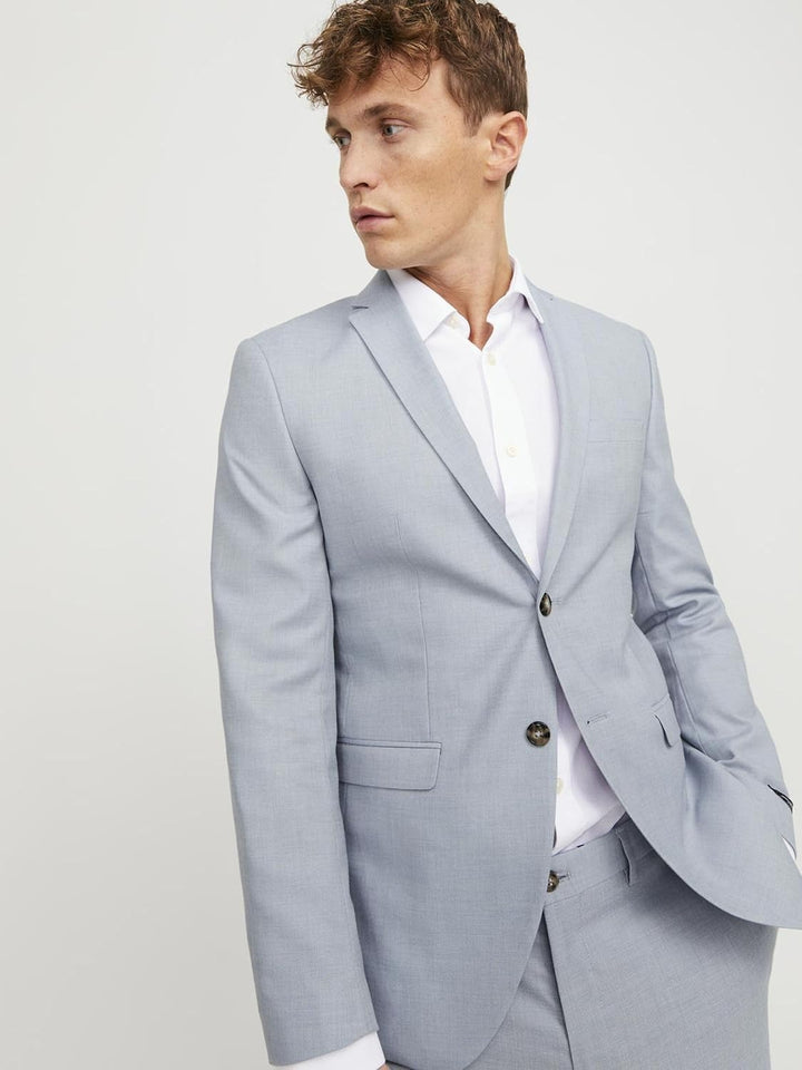 JACK & JONES Male Einreihiger Blazer JPRSOLARIS Super Slim Fit Blazer 54 Cashmere Blue/Fit:super Sli