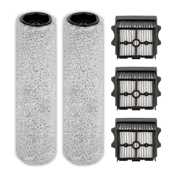 (5 Stück) Floor One S9 Artist Pro Bürstenwalzen und HEPA-Filter kompatibel mit Tineco Floor One S9 A
