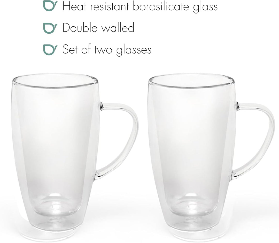 Bredemeijer doppelwandige Tee Kaffee Gläser Set 320 ml 2-teilig