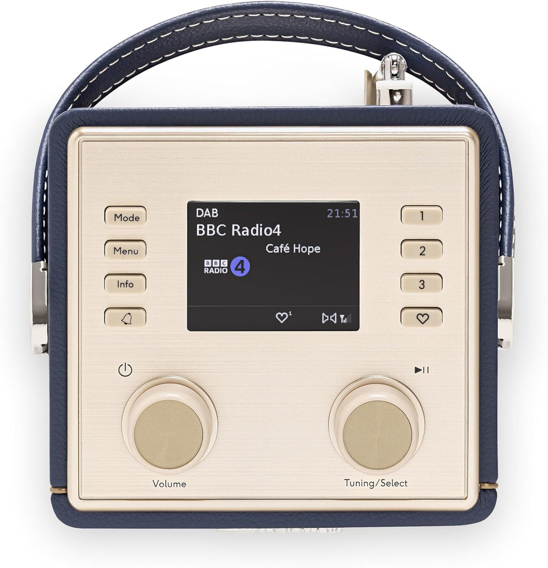 Revival Mini 2 Dab+/FM/Bluetooth, tragbar, Radiowecker, Mitternachtsblau