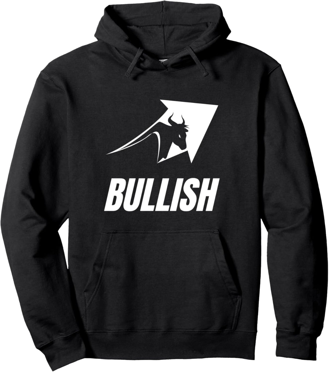Bullish T-Shirt Stockmarket Crypto Trends Charts Trading Pullover Hoodie