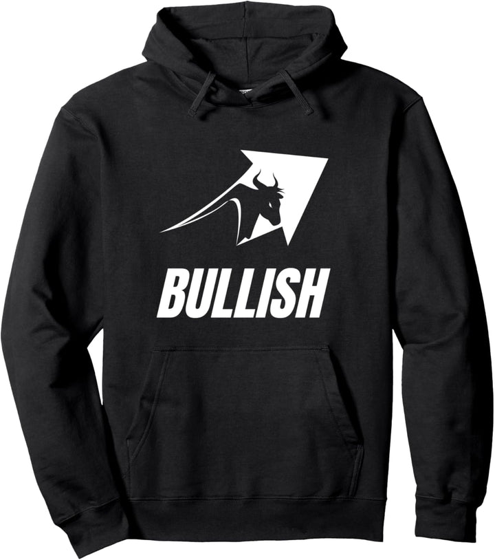Bullish T-Shirt Stockmarket Crypto Trends Charts Trading Pullover Hoodie