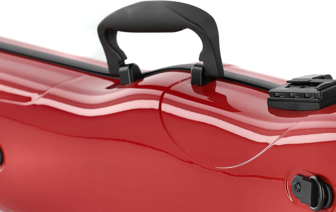 GEWA Violinformetui AIR 1.7 rot hochglanz, mit zusätzlichem Seitengriff, Made in Germany mit zusätzl