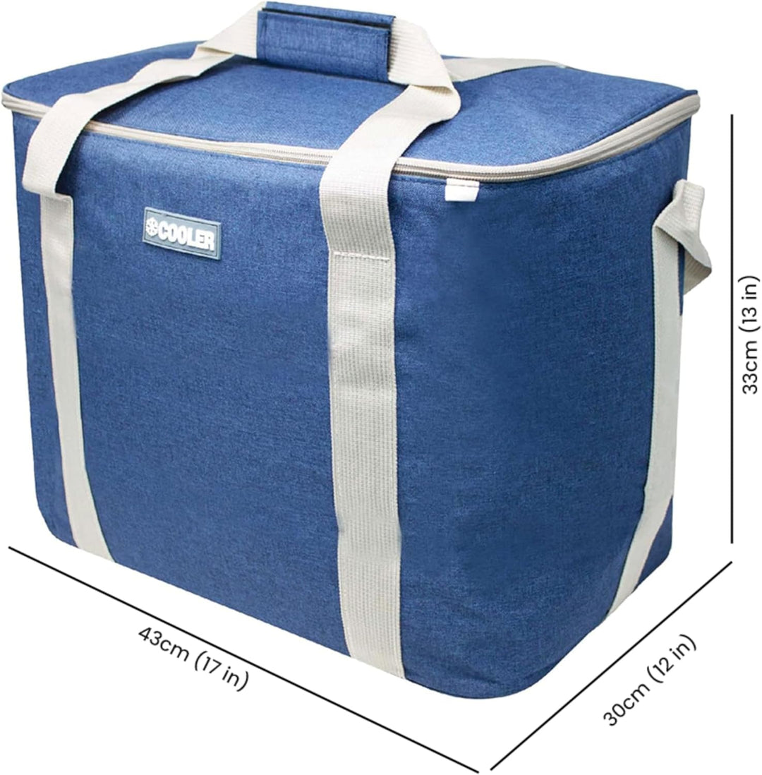 ToCi Kühltasche 36 Liter Isoliertasche Thermotasche Picknicktasche für Picknick Camping Urlaub Wande