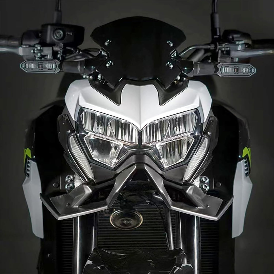 Motorrad-Scheinwerferverkleidung unten Vorderrad Schnabel Nasenkegel Abdeckung aerodynamische Wingle