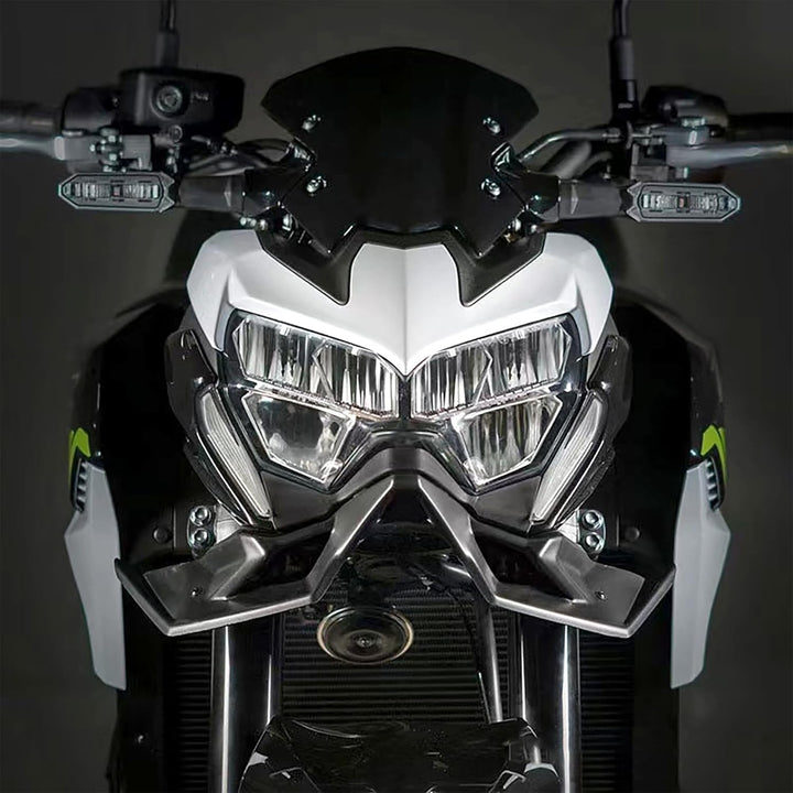 Motorrad-Scheinwerferverkleidung unten Vorderrad Schnabel Nasenkegel Abdeckung aerodynamische Wingle