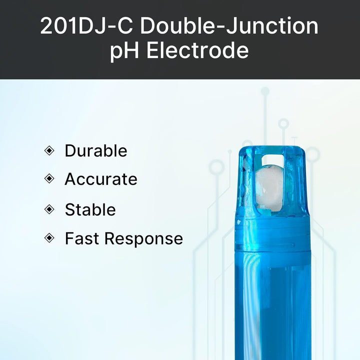 Apera Instruments 201DJ-C Double-Junction kombinierte pH-Elektrode, AI3115