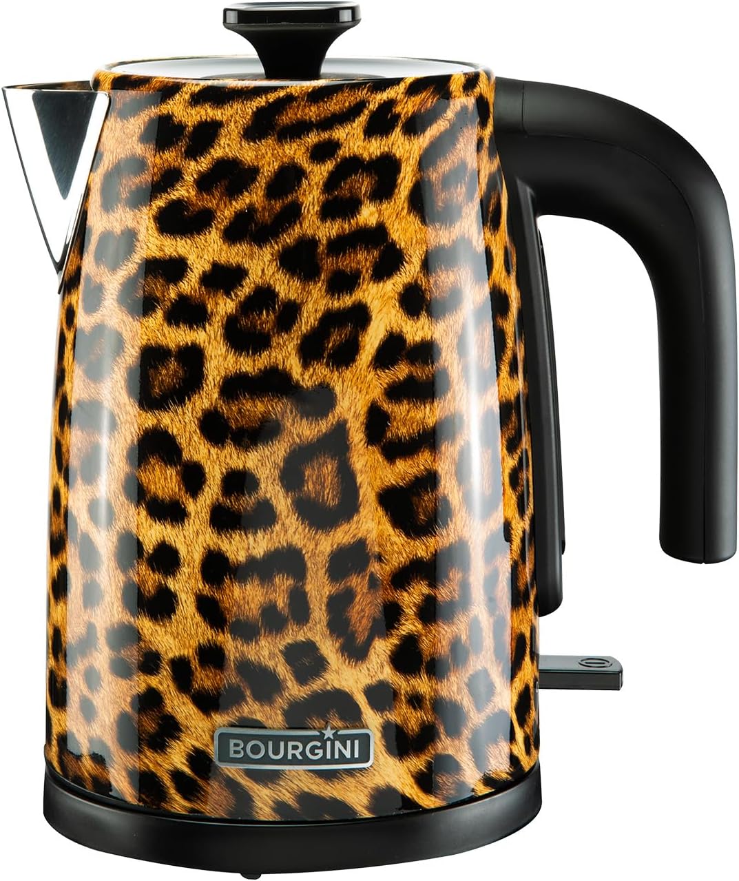 Trendy Panther Electric Kettle - Stylischer elektrischer Wasserkocher mit Panther-Print für moderne