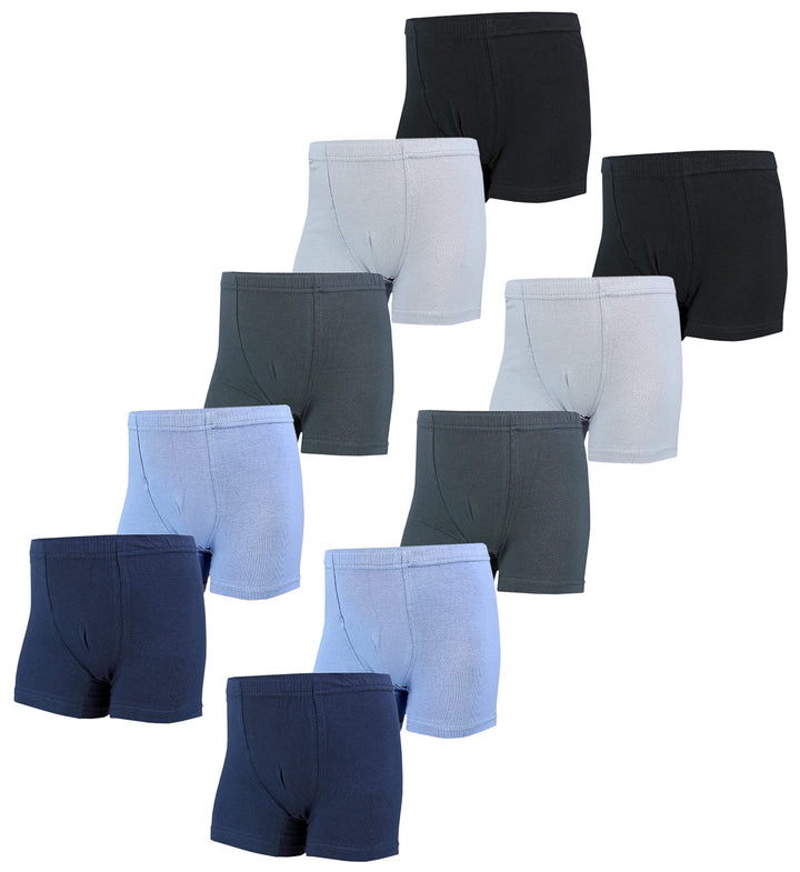 TupTam Jungen Boxershorts Unterhose Kinder Boxer Unterwäsche 10er Pack 104-110 10er Pack Schwarz Dun
