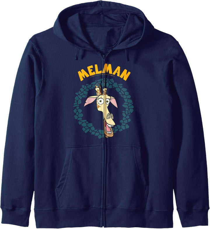 Madagascar Melman Large Circle Portrait Kapuzenjacke