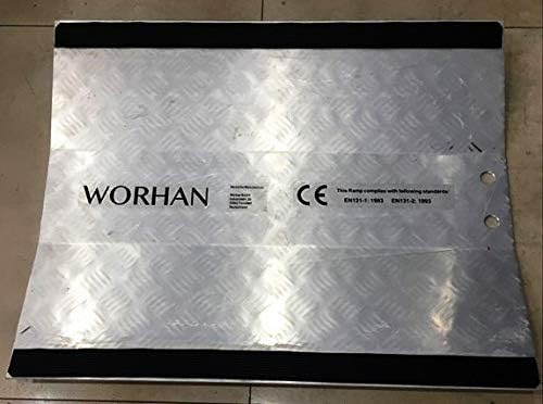 WORHAN® Mobil Schwellenrampe Stufenrampen Rollstuhlrampe Alu Aluminium Rampe Türschwellenrampe TR55