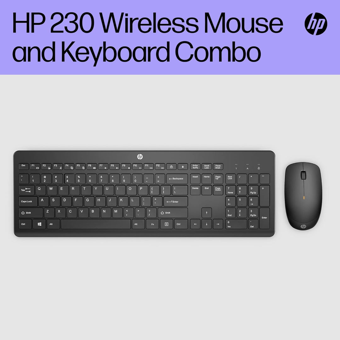 HP 230 Tastatur- und Maus-Set für Omen 25L von HP, HP 14, 15, 17, Chromebook 14, Chromebook x360, Pa