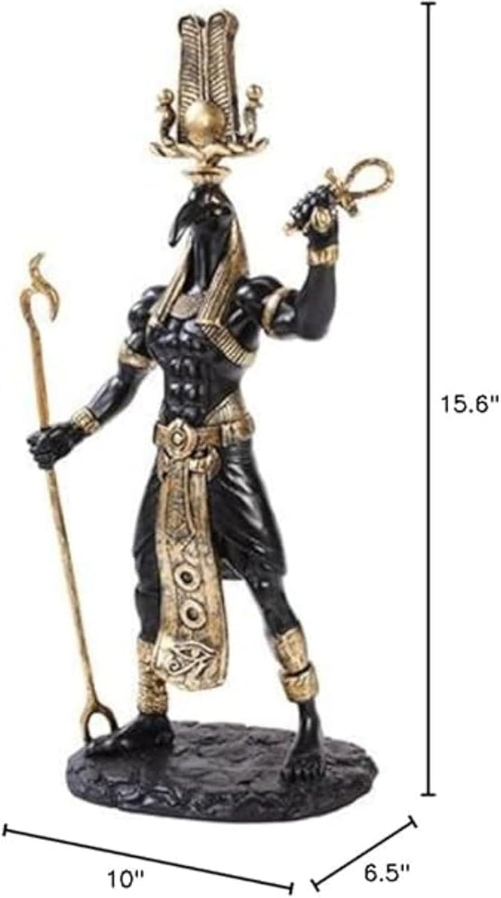 Pacific Giftware Thot Figur als Krieger ägyptischer Gott - Ägypten Deko Statue Götter