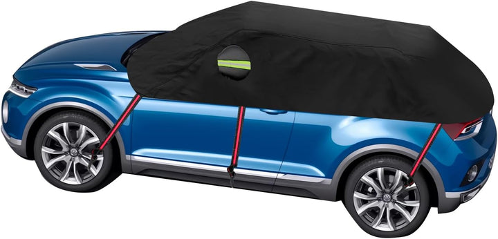 Halbgarage für VW T-ROC Cabriole 2019–2025, 420D Oxford, wasserdichte Autoabdeckung, Allwetterschutz