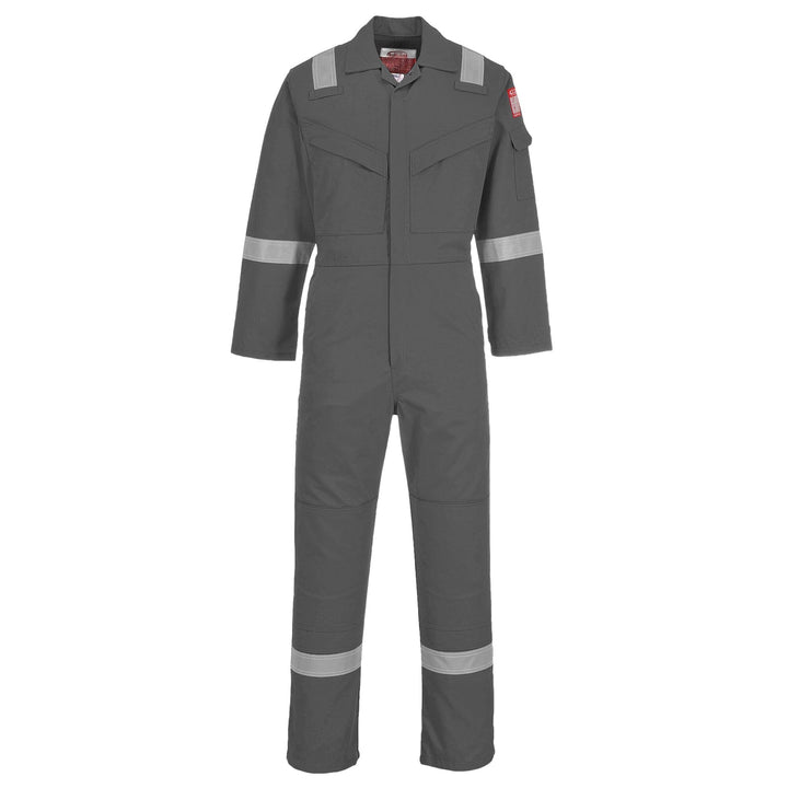 Portwest Flammhemmender, antistatischer Overall 350 g, Grösse: S, Farbe: Grau, FR50GRRS S Grau, S Gr