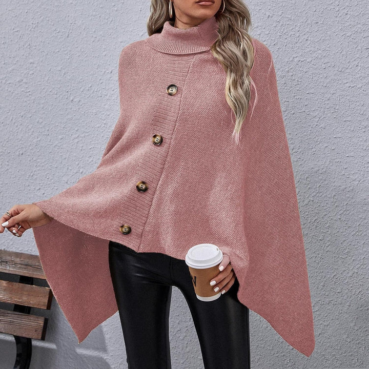 Ansenesna Warmer Poncho Damen Winter Lang Strick Ponchos & Capes Für Damen Asymmetrisch Poncho Feins
