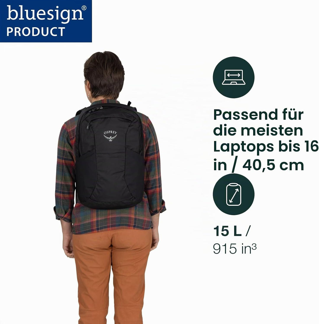 Osprey Unisex Farpoint Fairview Travel Daypack Backpack O/S Tungsten/Yelow, O/S Tungsten/Yelow