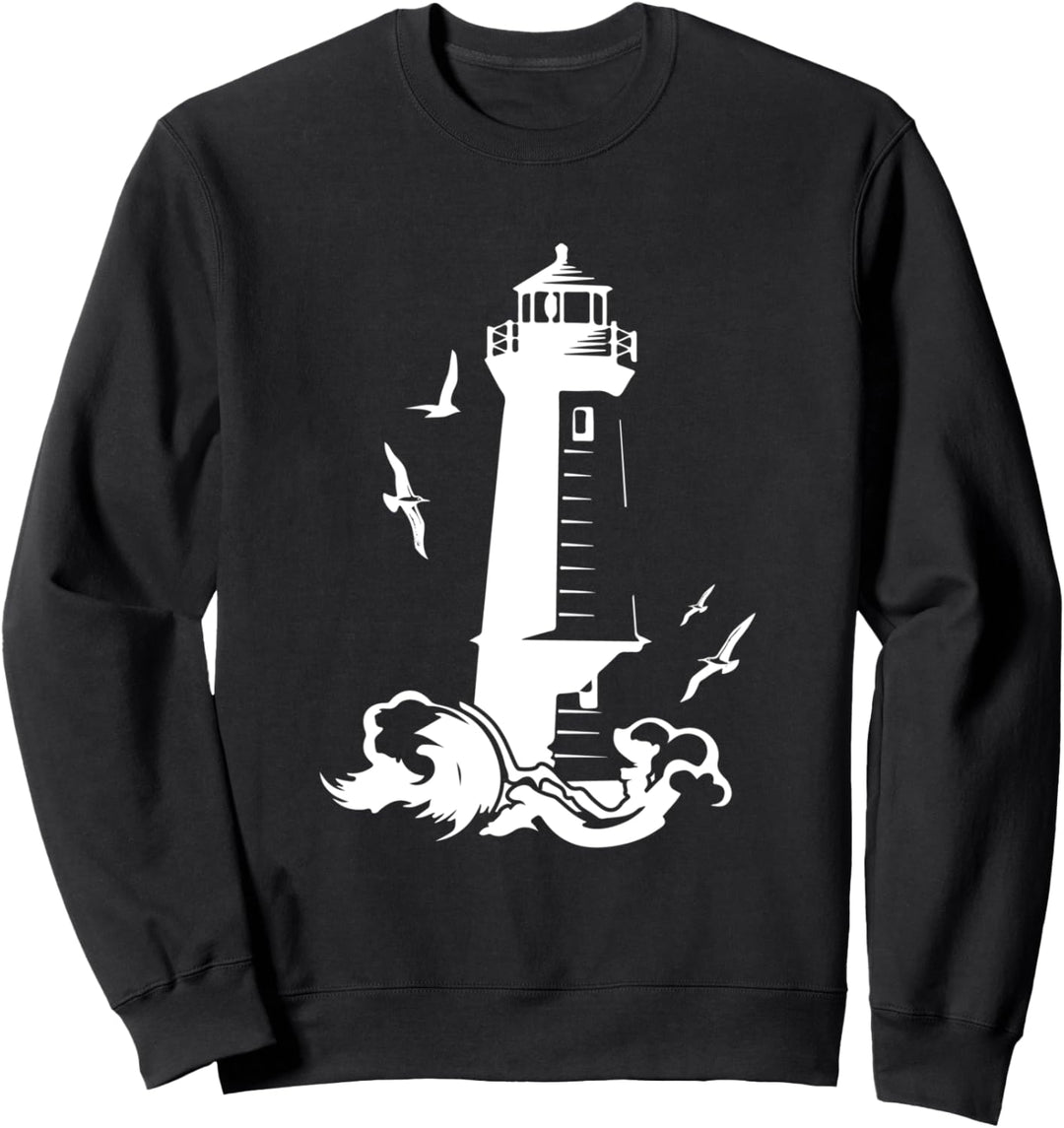 Leuchtturm Seemann oder Seeleute Sweatshirt