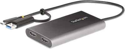 StarTech.com USB-C Dual HDMI Adapter - USB-C/USB HDMI Adapter für 2 4K 60Hz Monitore - 100W PD Pass-