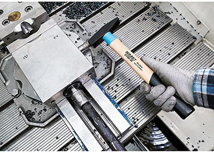HAZET Hammer Satz 2140/4, 4-teilig, Schlosserhammer 300 g und 500 g, Plastikhammer mit auswechselbar