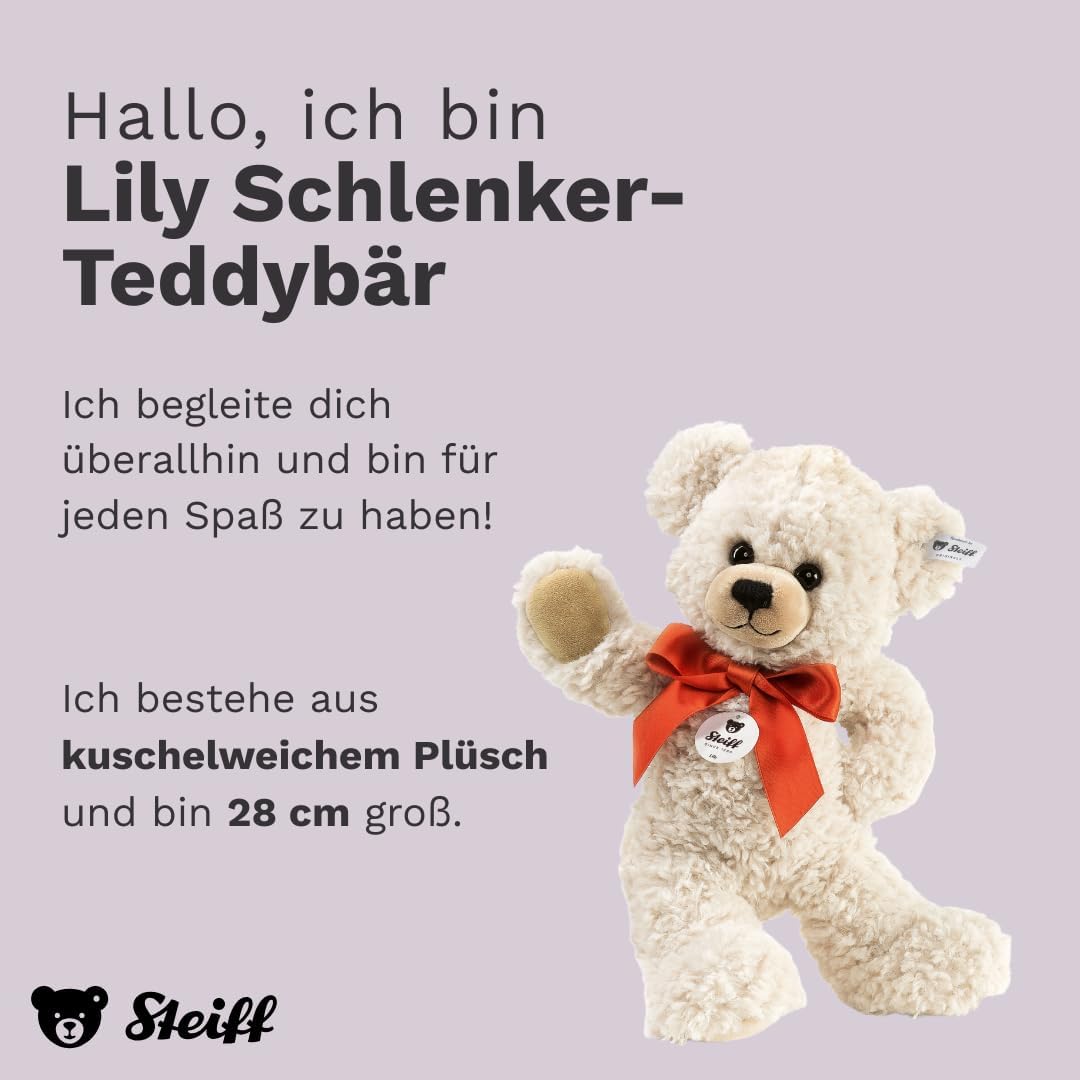 Steiff 111556 Teddybär, Creme, 28cm, Creme