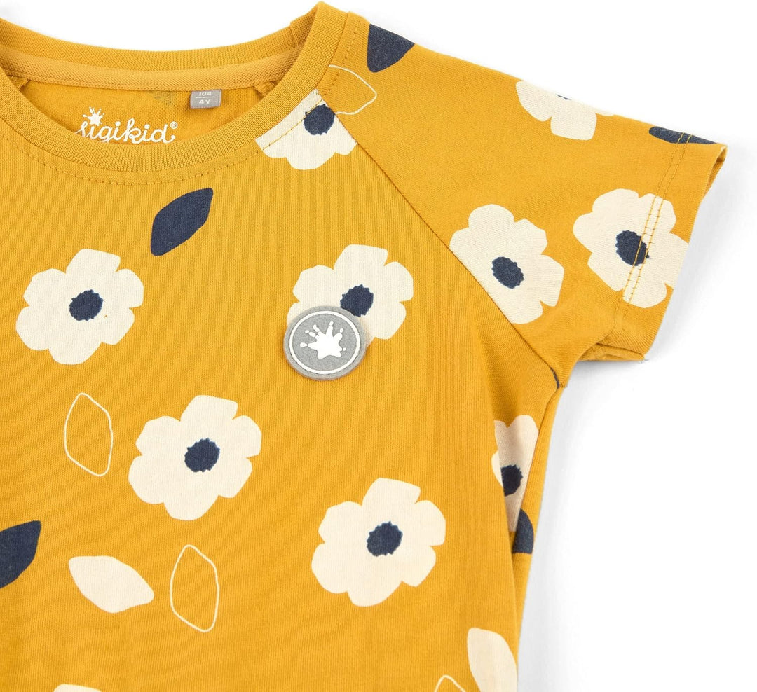 Sigikid Mädchen Kinderkleid 122 Gelb Geblühmt, 122 Gelb Gebl&#xFC;hmt