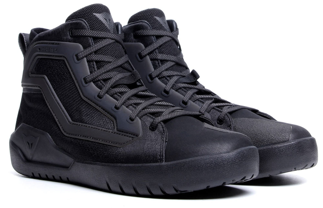 Dainese Urbactive Gore-Tex Shoes, Motorradschuhe Gore-Tex Wasserdicht, Herren, Schwarz/Schwarz, 43 4