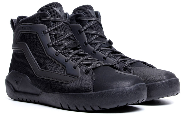 Dainese Urbactive Gore-Tex Shoes, Motorradschuhe Gore-Tex Wasserdicht, Herren, Schwarz/Schwarz, 43 4