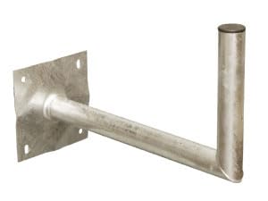 Wandhalter für SAT-Antennen, Stahl, verzinkt, Ø 48mm, Ausleger 750mm