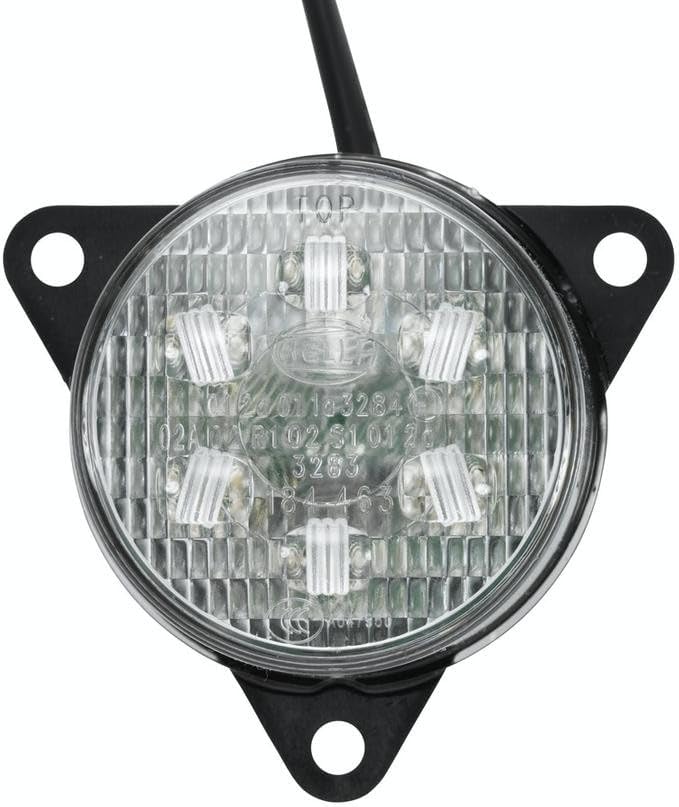 HELLA - Blinkleuchte - LED - 24V - Anbau/geschraubt - Lichtscheibenfarbe: glasklar - Kabel: 500mm -