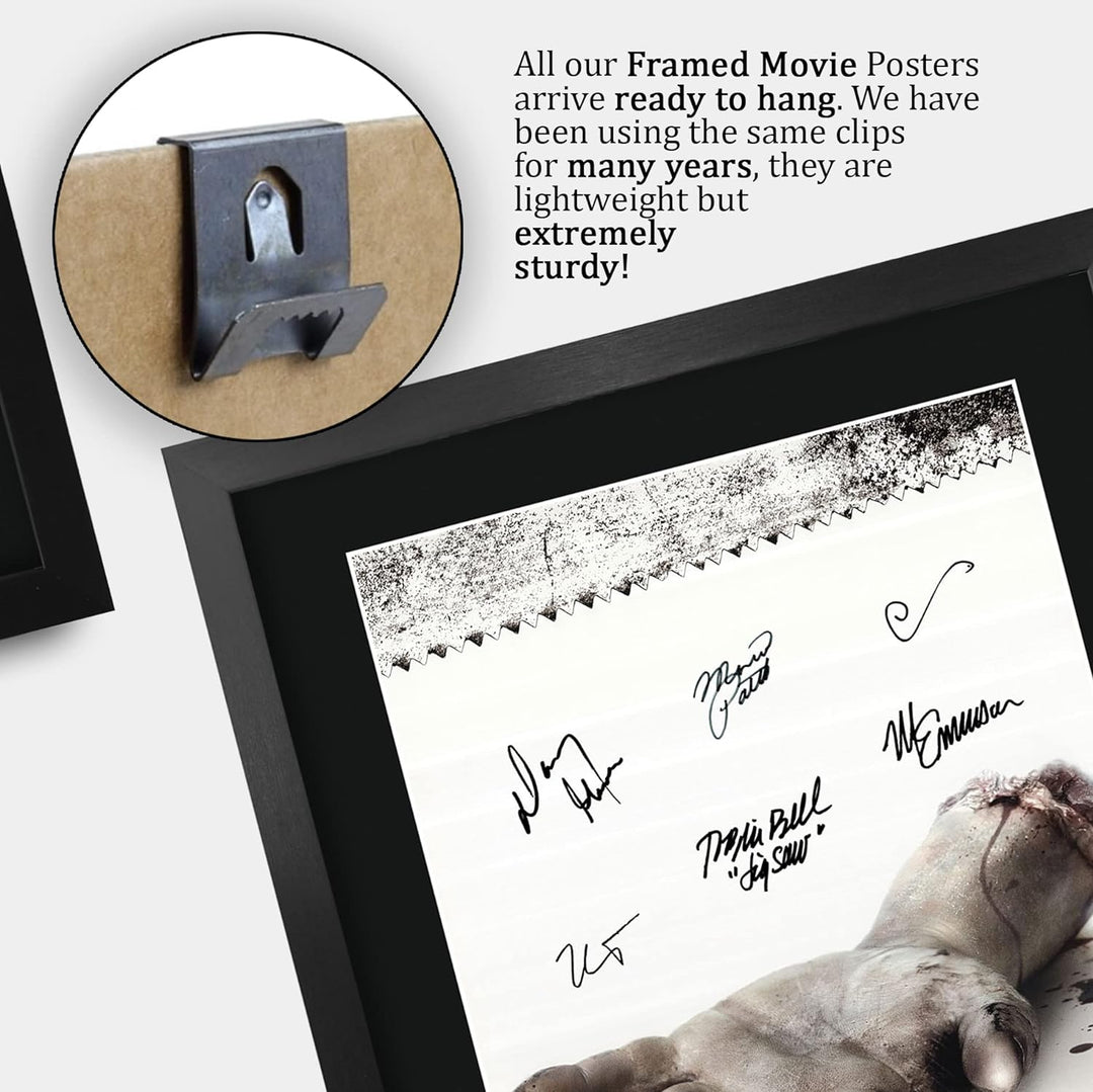 HWC Trading FR A3 Saw 1 Geschenke Geduckter Poster Signiertes Autogramm Foto für Fans von Film Memor