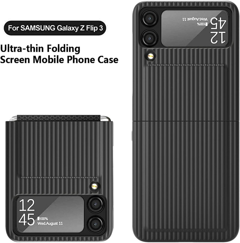 COQUE Galaxy Z Flip 3 5G Hülle,Ultradünne All-Inclusive Handyhülle mit Klappbildschirm,Faltbare Hand