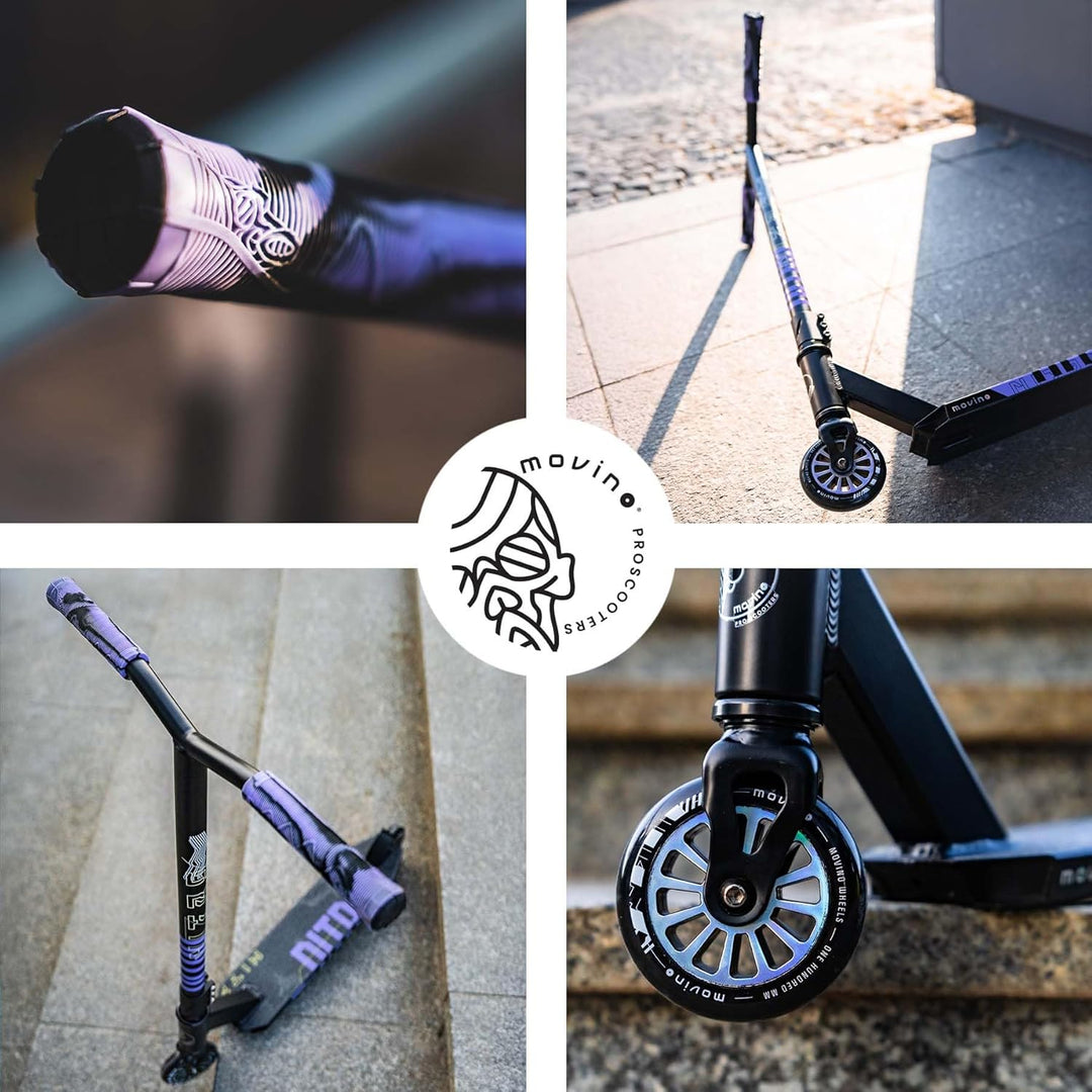 Movino Nitro Stunt Scooter Roller Professioneller Freestyle Trick Scooter für Jugendliche & Erwachse