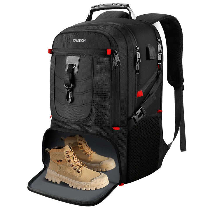 VESERI Laptop Rucksack Herren Damen 18,4 Zoll,Sporttasche Schulrucksack Jungen Teenager mit Schuhfac