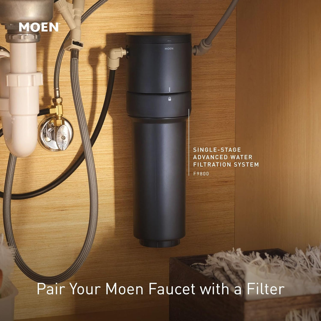 Moen S5530 SIP modernes one-handle Hohe Arc Getränk Wasserhahn, Chrom Chrome, Chrome