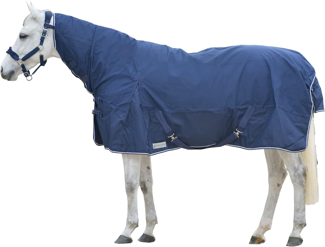 WALDHAUSEN Comfort Regendecke mit Halsteil, nachtblau, 165 cm, 165 cm, blau