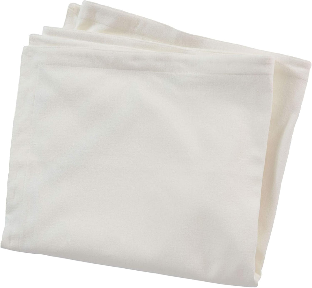 Bio Matratzenschutzauflage 100% Bio-Baumwolle (kbA) GOTS zertifiziert, Spannecken, Natur, 90 x 200 c