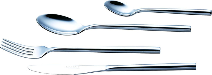 EXZACT 16 tlg geschmiedet Besteckset Edelstahl Besteck Essen für 4 Personen | spülmaschinengeeignet
