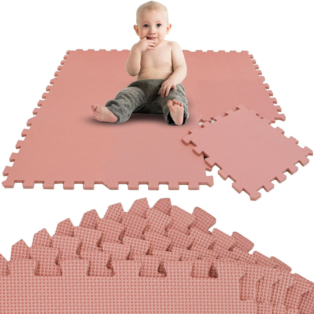 LittleTom 9 Teile Spielmatte Baby Puzzlematte ab Null - 30x30 Krabbelmatte Baby - Spielmatte Kinder