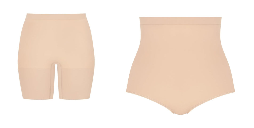 Spanx Damen Power Short Waist Shapewear S Double-Pack: Waist Shapewear Soft Nude/Soft Nude, S Double