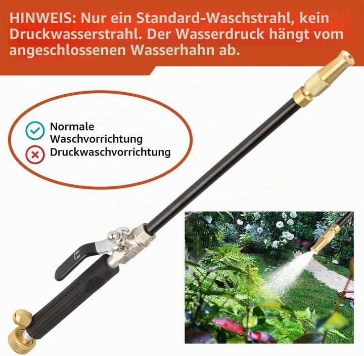 Remedare Hydro Jet Deep Hochdruck-Hochdruckreiniger mit Messing-Gartenschlauchende, 2 D¨¹sen f¨¹r di