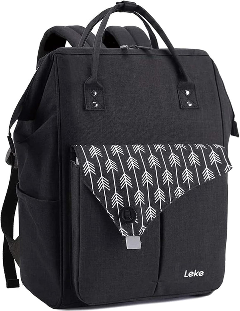 Lekesky Rucksack Damen für Schule Uni Reisen Freizeit Job mit Laptopfach & Anti Diebstahl Tasche, Sc